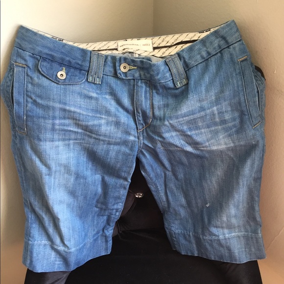Paper-denim & cloth Jean Bermuda shorts size 32 - Picture 2 of 6